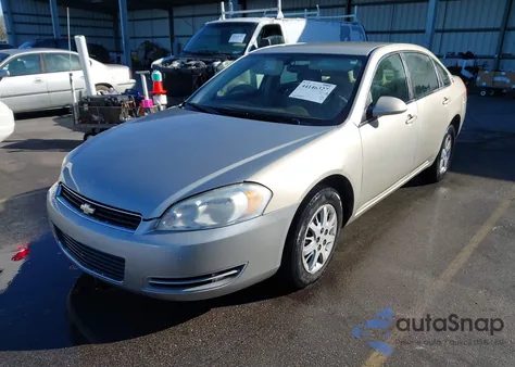 2008 Chevrolet Impala Police z USA, uszkodzony, nr VIN 2G1WS553281354602